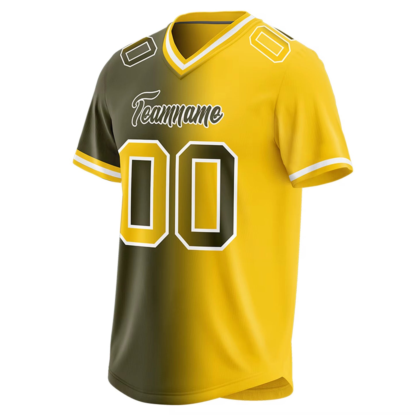 Olive and Gold Soccer Team Jersey
