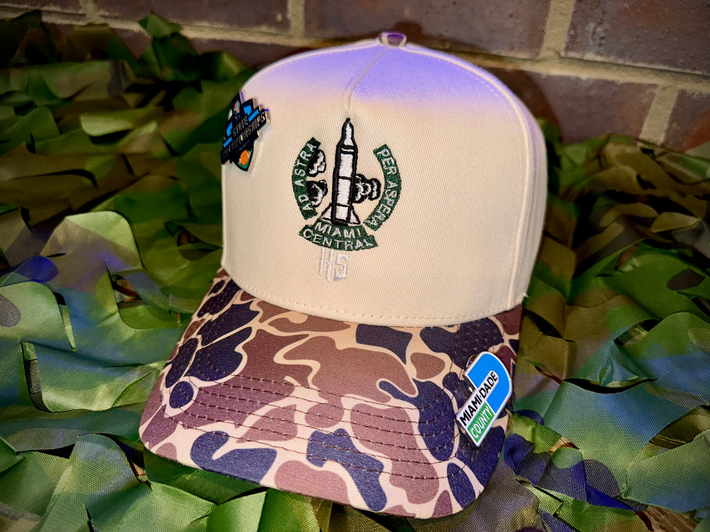 Miami Central Rockets Camo Hat