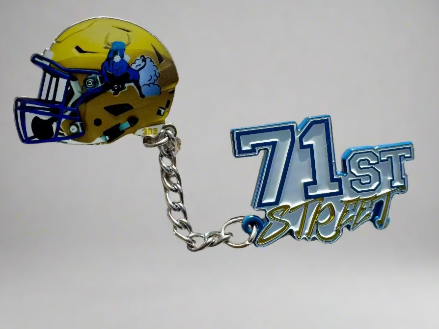 Double Lapel Pin Miami Northwestern Bulls/71st Street