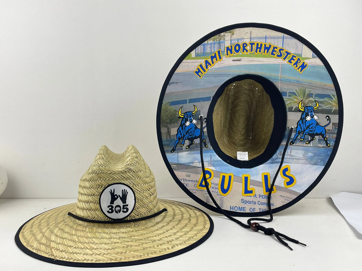 Miami Northwestern Custom Straw Hat – 305 Edition