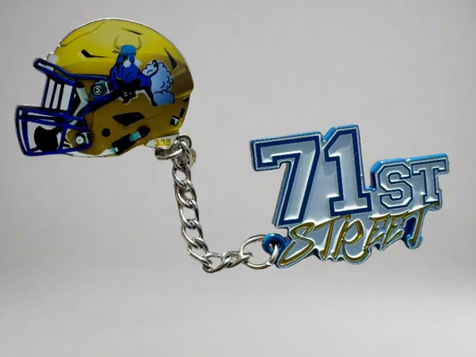 Double Lapel Pin Miami Northwestern Bulls/71st Street
