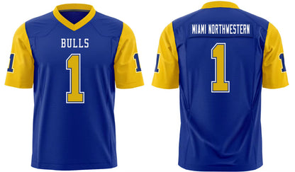 Custom Miami Northwestern Bulls Jersey