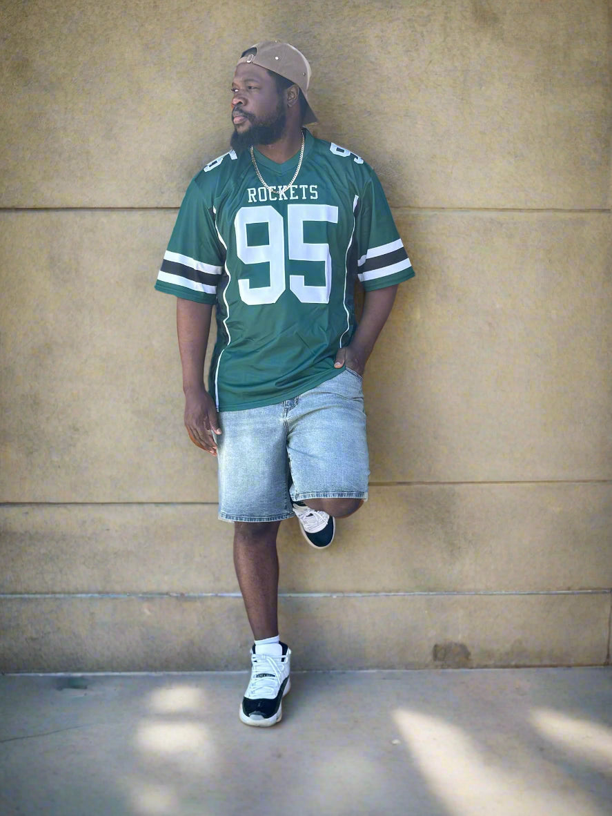 Miami Central Rockets Jersey (Green) – #95 Edition – Mary Rackz