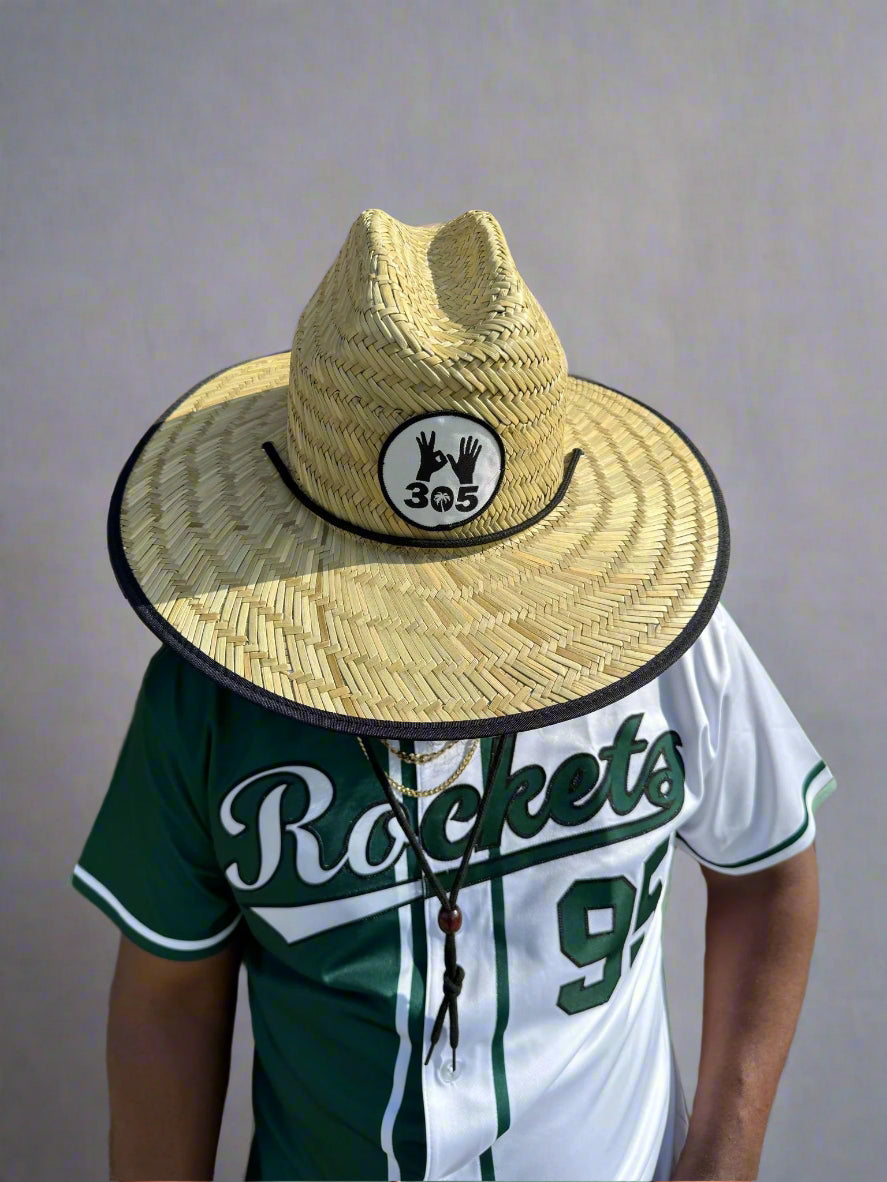 Miami Central Custom Straw Hat – 305 Edition