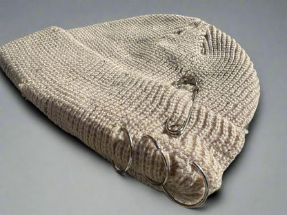Punk Style Pierced Beanie