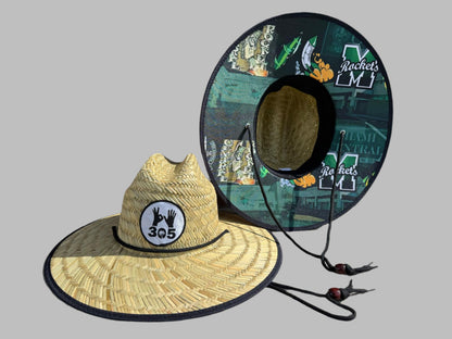 Miami Central Custom Straw Hat – 305 Edition